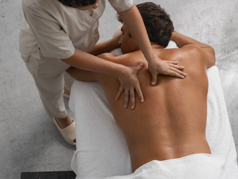 top-view-woman-working-spa